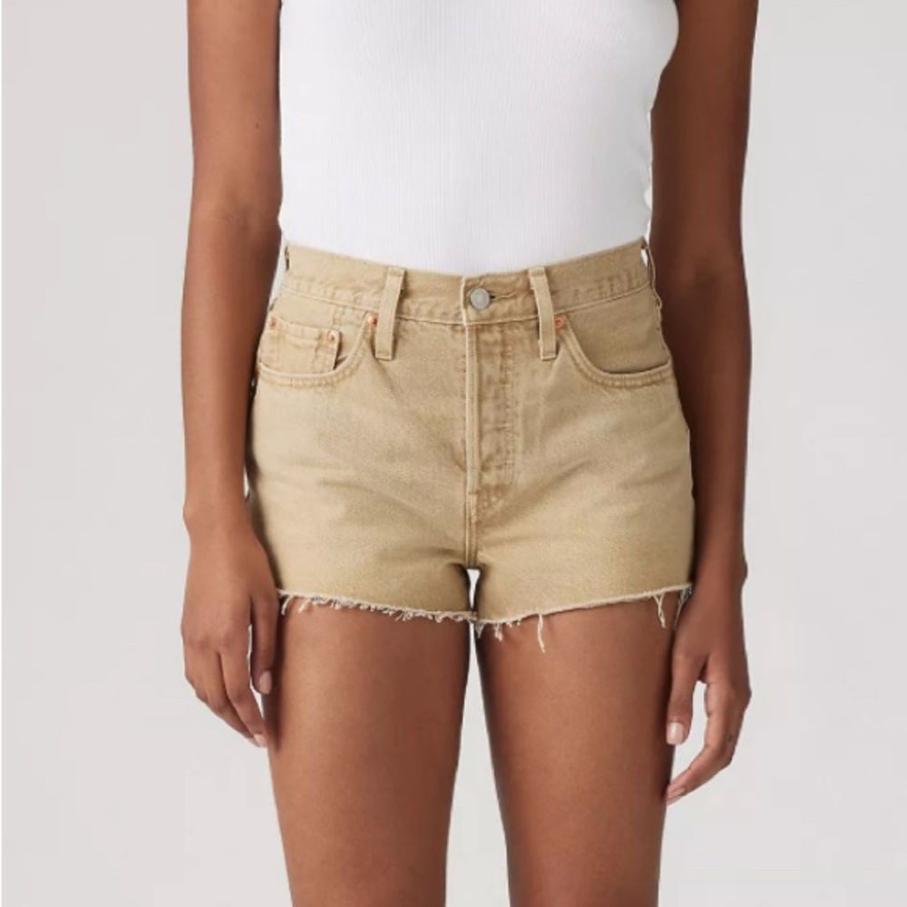 Levi’s 501 Tan Denim Shorts